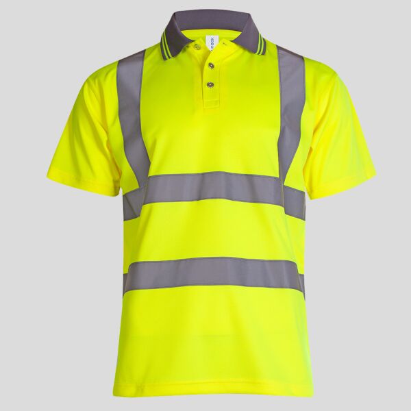 Hi Vis Short Sleeve Polo Shirt Thumbnail