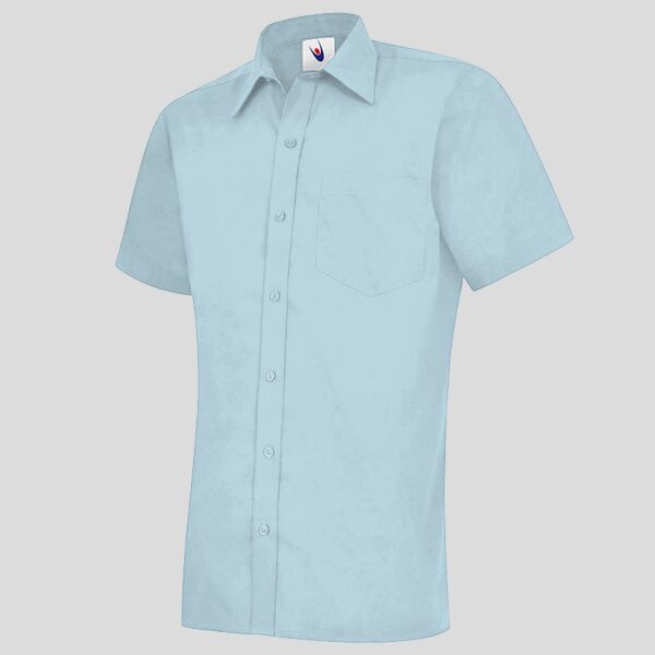Mens Poplin Half Sleeve Shirt Thumbnail