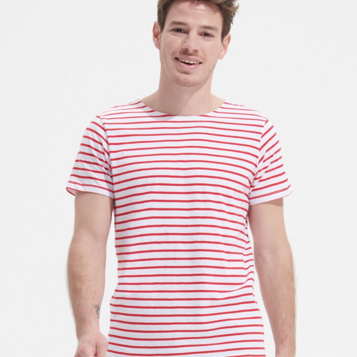 SOL'S Miles Striped T-Shirt Thumbnail