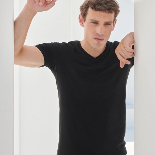 SF Men Feel Good Stretch V Neck T-Shirt Thumbnail