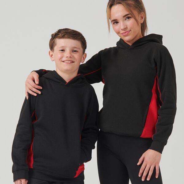 Finden + Hales Kids Contrast Hooded Sweatshirt Thumbnail