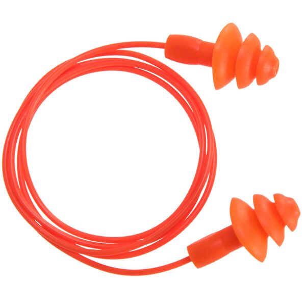 Reusable Corded TPR Ear Plugs (50 Pairs) Thumbnail