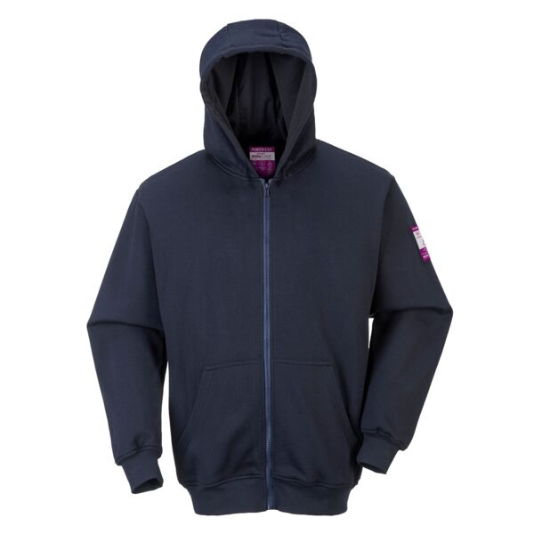 FR Modaflame Zip Front Hooded Sweatshirt Thumbnail