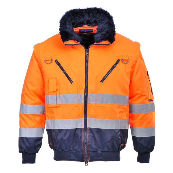 Hi-Vis 3-in-1 Contrast Pilot Jacket  Thumbnail