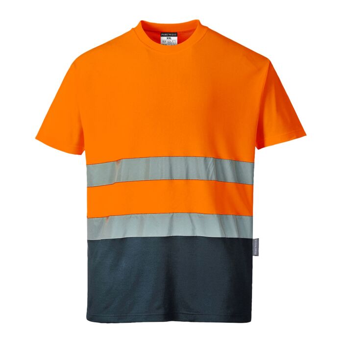Hi-Vis Cotton Comfort Contrast T-Shirt S/S  Thumbnail